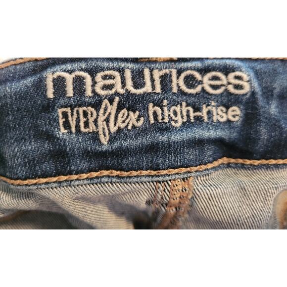 Maurices EverFlex High-Rise Skinny Leg Jegging Jeans Womens Size 0 Short EUC - Picture 7 of 9